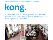 Tablet Screenshot of kong.ch
